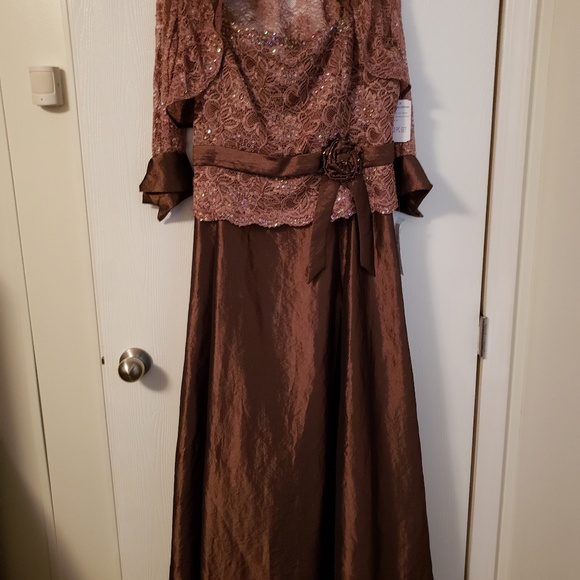 copper mother of the bride dresses